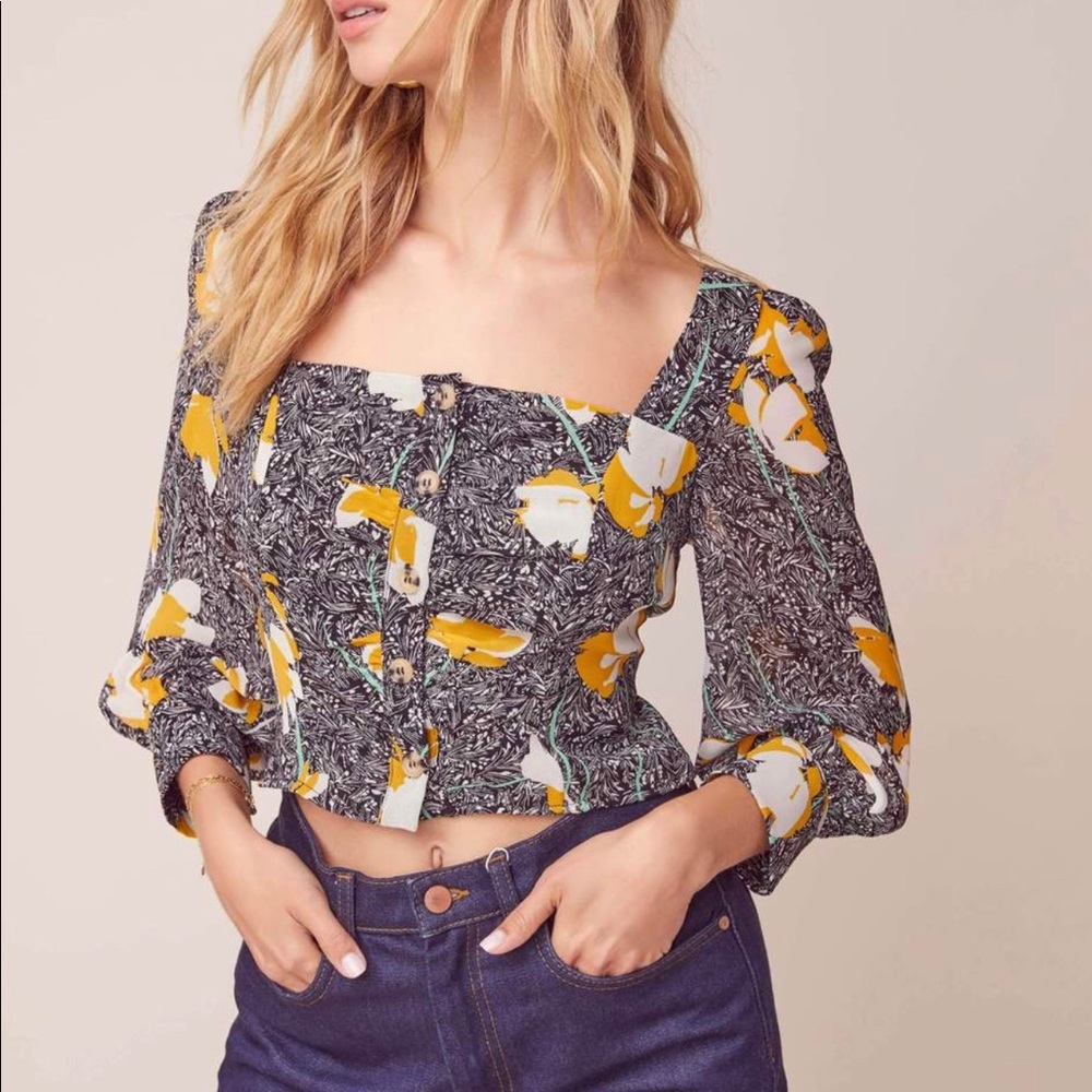 ASTR Floral Top